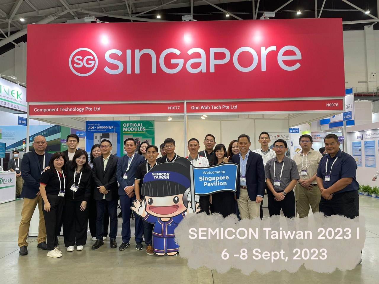 SEMICON 2023，9月6-8日，中国台湾